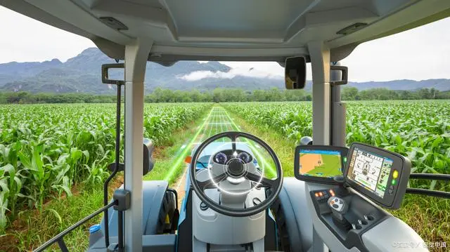 Fahrzeug montiertes Tablet unterstützt landwirtschaft liches autonomes Fahren