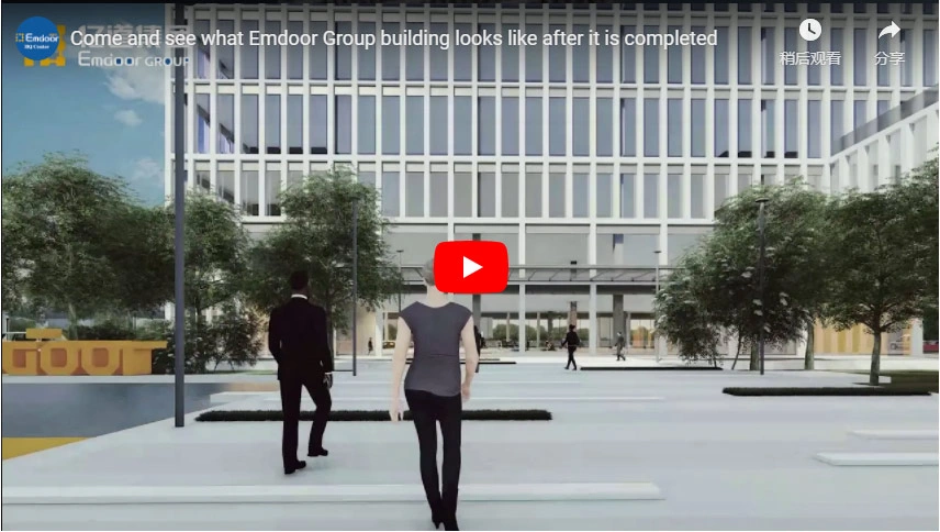 Kommen Sie und sehen Sie, wie das Emdoor Group Building nach seiner Fertigstellung aussieht