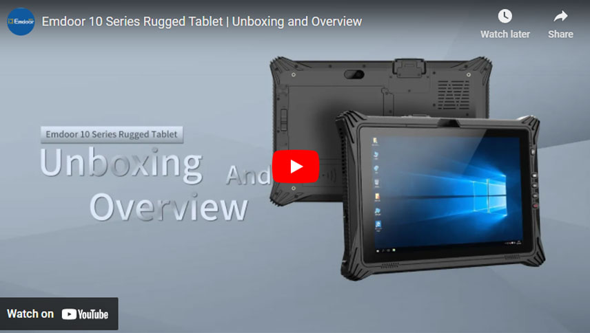 Emdoor 10 Series Robustes Tablet | Unboxing und Übersicht